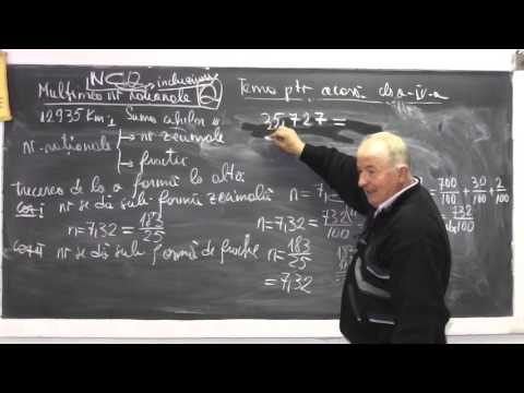 2/2 Lectia 892 Transformarea unei fractii in numar zecimal si invers | Operatii | Probleme - Clasa 4