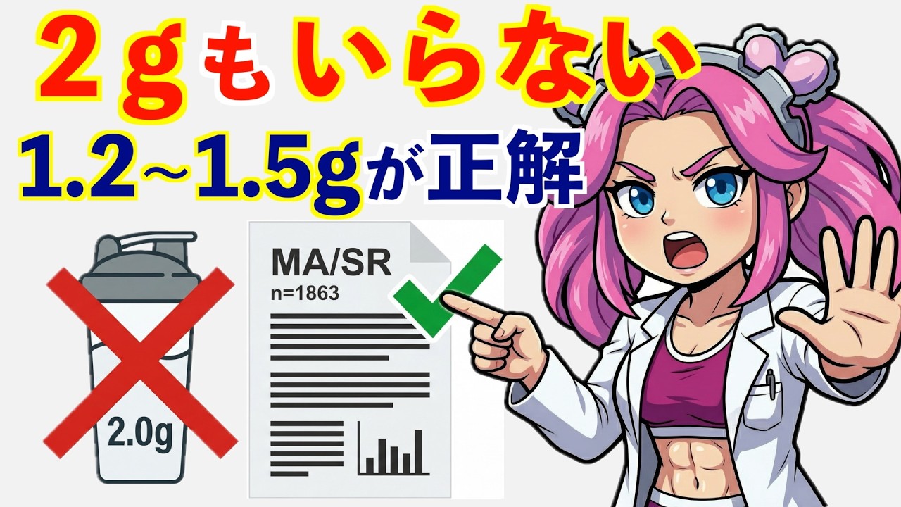 「タンパク質2gは嘘」1863人のメタ分析が出した中高年の正解量