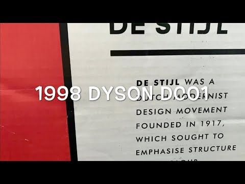 1998 Dyson Dc01 De Stijl limited Edition with original box After Restoration Overview