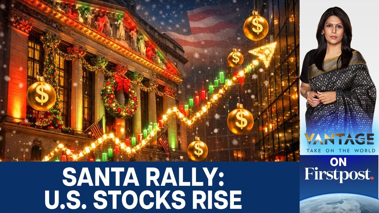 Santa Rally In Stocks 2025: US Markets Soar, India Holds, Others Lag | Vantage with Palki Sharma