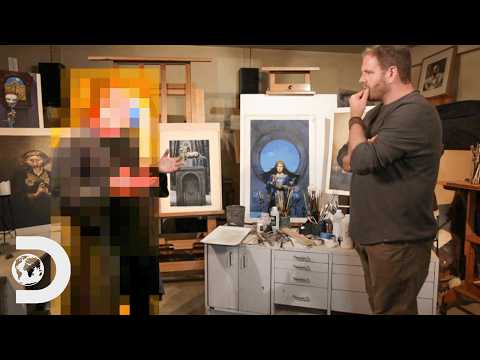 Josh Gates Finds Who Drew The Paintings For The Secret Treasure Hunt | Expedition Unknown