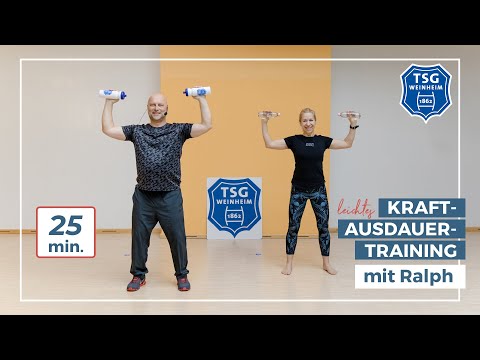 TSG Weinheim I Leichtes Kraft Ausdauer-Training mit Ralph I 25 Minuten