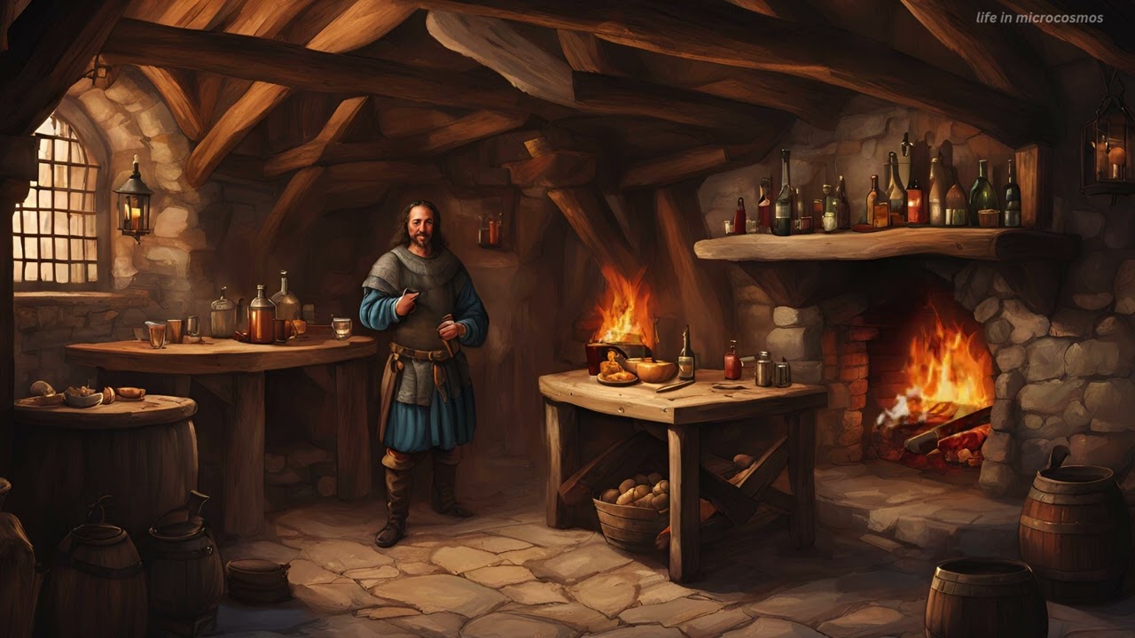 Medieval tavern atmosphere and music for sleep and relaxation #sleepsounds #youtube 17