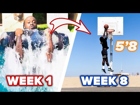 5'8" Guy Learns To Dunk With NBA Training