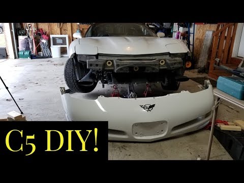 How To Remove C5 Corvette Front Bumper!
