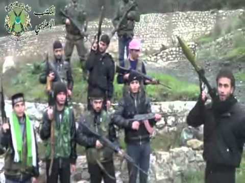 لقاء مع بعض المنشقين عن قوات النظام والمنضمين إلى لواء جبل التركمان في ريف اللاذقية