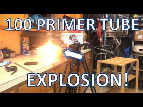 100 Primers Exploding In Your Hand!