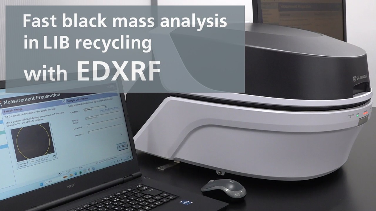 Fast black mass analysis in LIB recycling with EDXRF