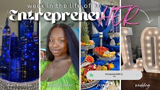 Week in the Life of an EntrepreneuHER💚| Prom, Marquee orders, Fruit Displays, Bridal Shower, etc.