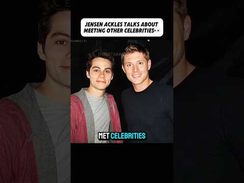 Jensen Ackles Talks About Meeting Other Celebrities👀 #shorts #jensenackles