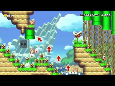 KeepSpin【HOLD↑+ZR】『MIRROR』2改押しっぱ by ⊂ まさひろ ⊃ - SUPER MARIO MAKER - NO COMMENTARY 1AT
