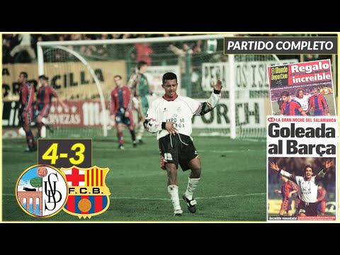 UD SALAMANCA - FC BARCELONA (4-3) Remontada en la Noche de Reyes (5-1-1998) PARTIDO COMPLETO