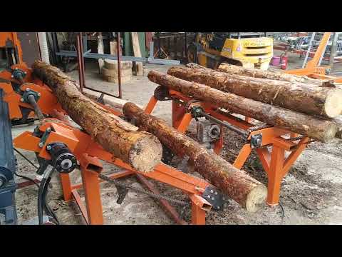 Trak Wirex po modyfikacji z rampą i obrotnicą kłody