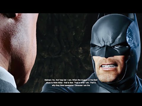 Alfred Confronts Batman Scene | Batman Arkham Origins | 4K 60 FPS