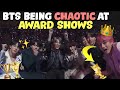Bts At Award Shows It S Chaos Time Bts Funny Moments At Award Shows