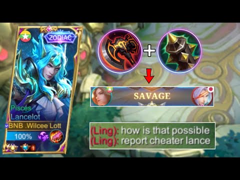 THE MOST UNDERRATED LANCELOT BUILD THAT CAN ONE SHOT EVERYTHING 🔥 (AUTO SAVAGE!!) - MLBB
