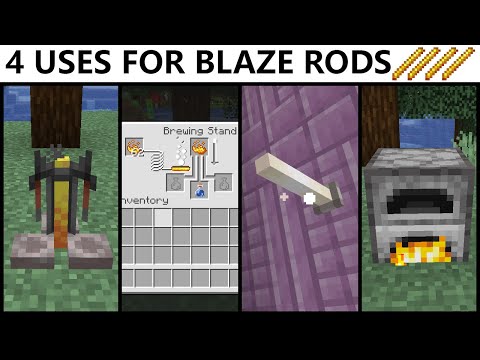 4 Uses For BLAZE RODS In MINECRAFT