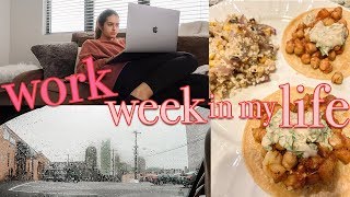 WORK WEEK IN MY LIFE: working from home, cooking easy meals, being an adult
