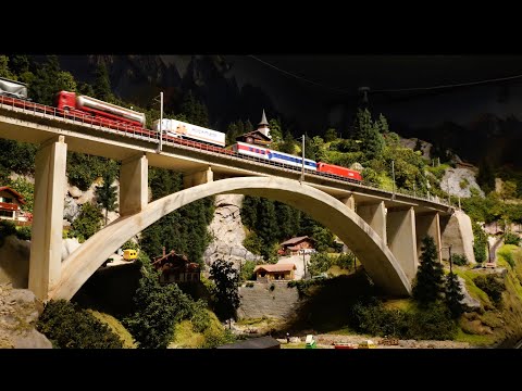 SALZBRUCK ist zurück. Erstes Fahrvideo nach Umbau. ÖBB Tauernbahn. Spur N, 1:160