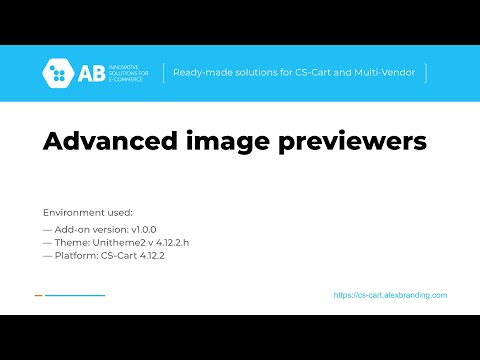 CS-Cart add-on - Advanced image previewers