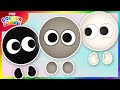 Matching Shades of Grey | Shade Challenge! | Kids learn colours | Colourblocks