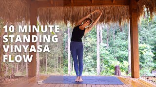 Download lagu 10 MINUTE STANDING VINYASA FLOW | Gentle and easy.. Ashley Freeman mp3