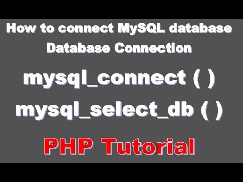 Beginner PHP Tutorial 49 how to connect to database in php mysq part 1 Urdu Hindi
