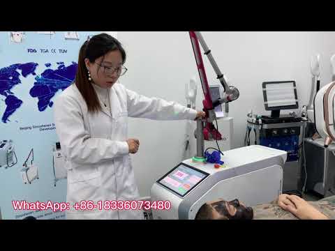 Video de operación del láser Q Switched Nd YAG