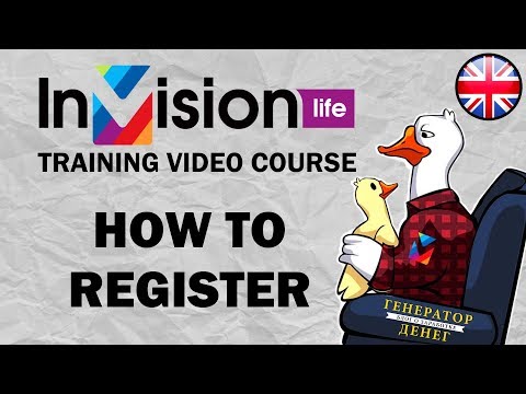 How to register on  InVision.Life
