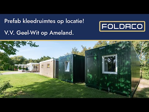 Nieuwe kleedruimtes voor V.V. Geel Wit – Meer ruimte voor een groeiende club!