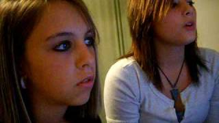 Rachel and Kaitlin singing Broken by Lindsey Haun.