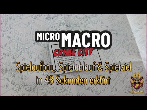 MicroMacro: CrimeCity in 48 Sekunden | Spielaufbau, Spielablauf und Spielziel kurz erklärt
