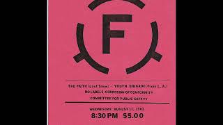 Corrosion Of Conformity :: Live @ Space II Arcade, Washington, DC 8/17/83 [SOUNDBOARD]