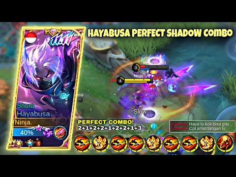 HAYABUSA PAKE COMBO PERFECT SHADOW SEPERTI INI DI JAMIN KALIAN AUTO WINSTREAK 🔥