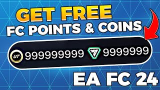 How to get FREE FC Points & Coins in EA FC 24 - NEW Unlimited COINS Glitch for EA Sports FC 24!