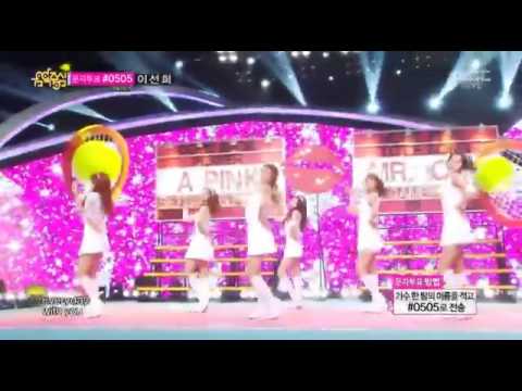 (140405) A-Pink - Mr. Chu @ Show Music Core Comeback Stage