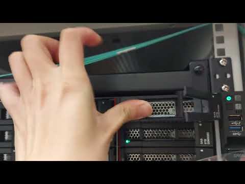 Lenovo SR650 BMC and Harddisk replacement demonstration