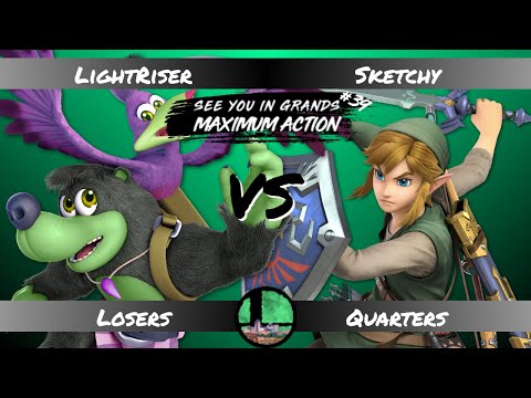 LightRiser (Banjo & Kazooie) vs Sketchy (Link) - Losers Quarters - SUGMA #39