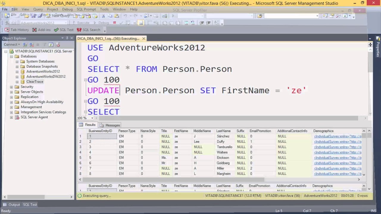 Dicas para um DBA Iniciante - Analisando um trace com a ferramenta ClearTrace