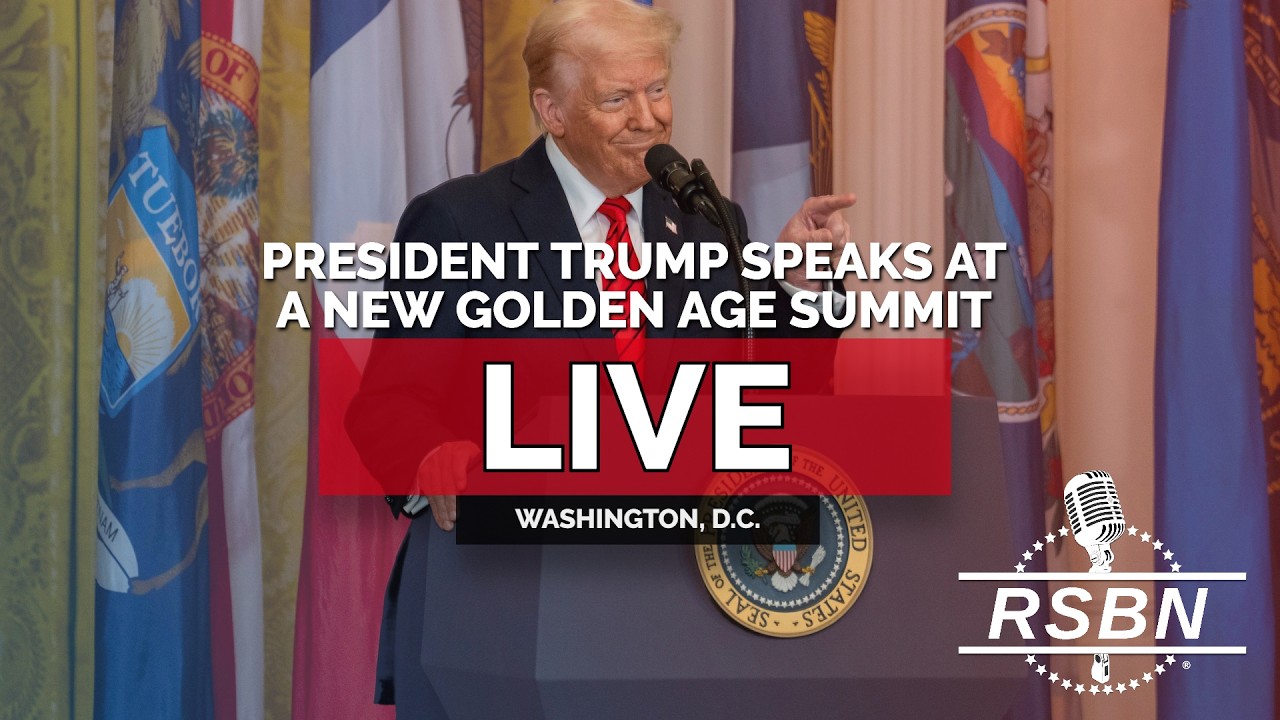 LIVE: President Trump Participates in A New Golden Age Summit - 10/08/26