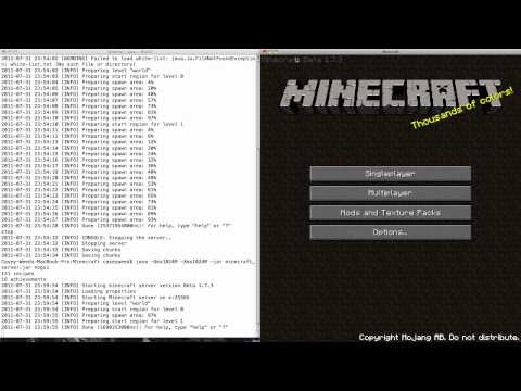 How to Setup a Minecraft 1.3.2+ (and later) Server on Mac