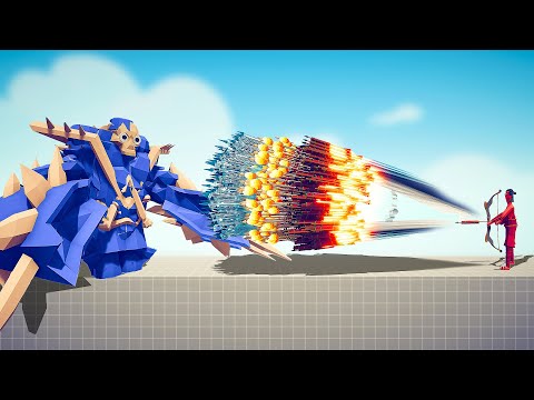 GIANT SKELETON TITAN vs EVERY GOD - Totally Accurate Battle Simulator TABS