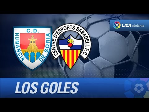 Todos los goles de CD Numancia (3-0) CE Sabadell