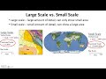 Large and Small Scale Maps