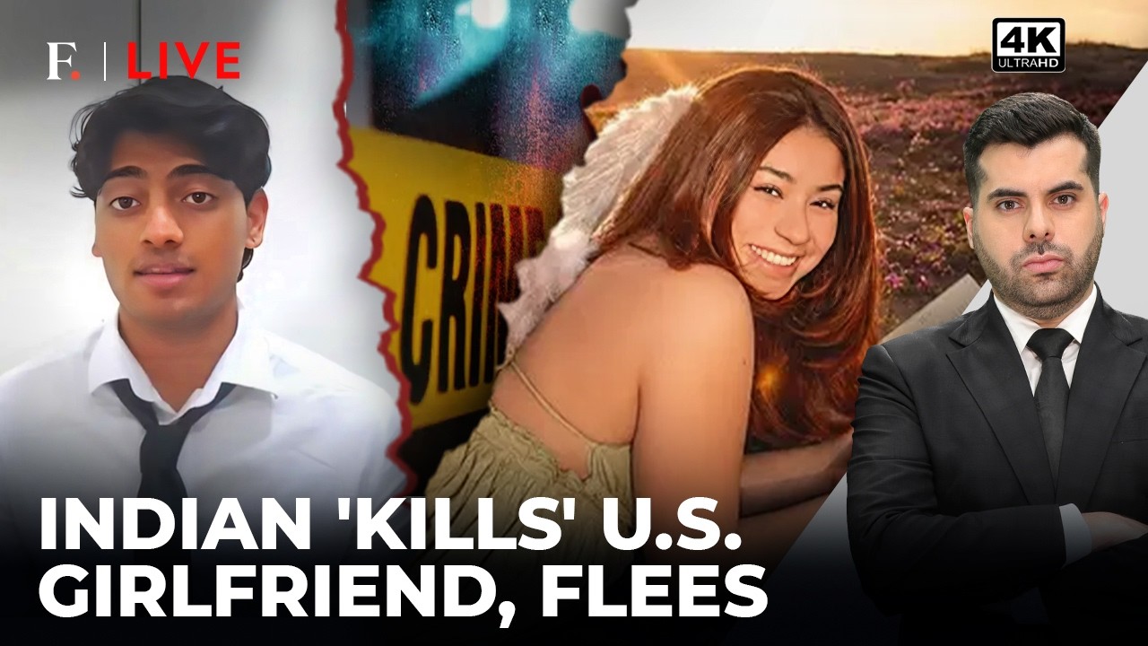 Indian Student Accused of Girlfriend’s Murder, Arrested Fleeing US for India | Firstpost Live | 4K