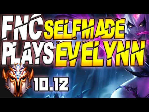 Fnatic Selfmade Plays Evelynn Jungle vs Rek'Sai - 10.12