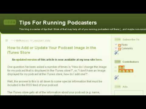 How Do I Change My Feedburner Feed In Itunes?