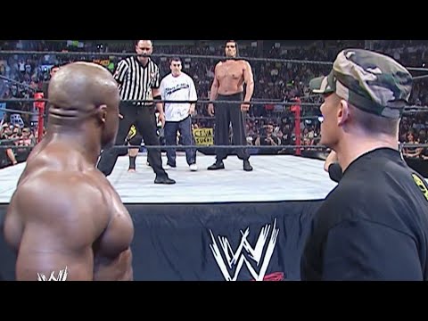 John Cena & Bobby Lashley vs Shane McMahon, Umaga & The Great Khali — Handicap Match: Raw 2007 HD