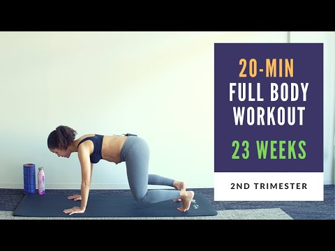 Week 23 of Pregnancy | 20-min Full Body Prenatal Workout