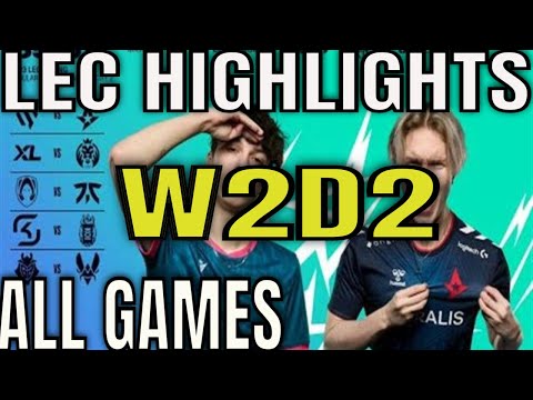 LEC Spring 2023 W2D2 Highlights ALL GAMES - BDS vs ASt, XL vs MAD, TH vs FNC, SK vs KOI, G2 vs VIT